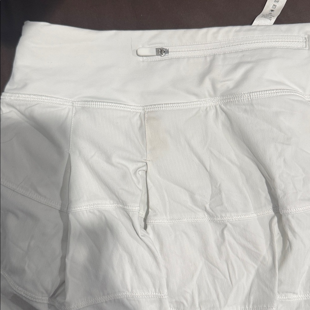 LULULEMON WHITE PACE RIVAL SKIRT - Picture 4 of 5
